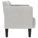 Canapea loveseat, gri nor, 111 cm, textil - WALTI WALTI
