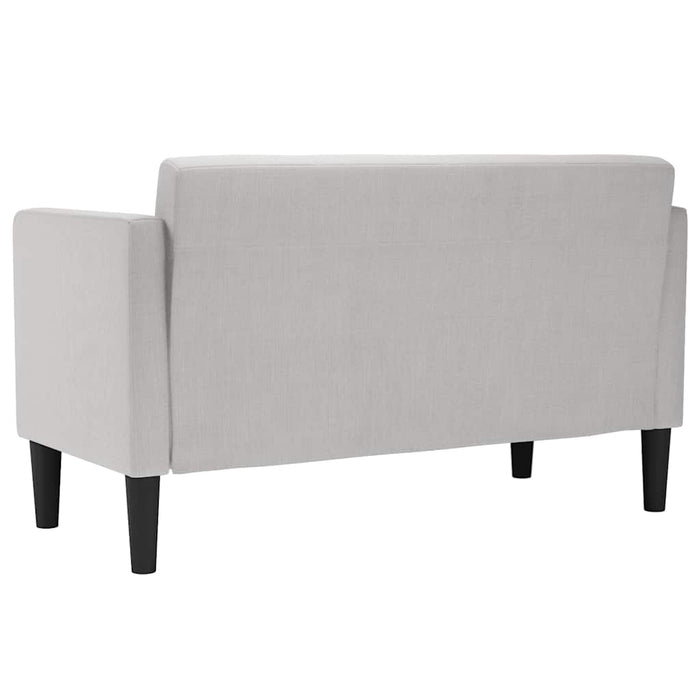 Canapea loveseat, gri nor, 111 cm, textil - WALTI WALTI