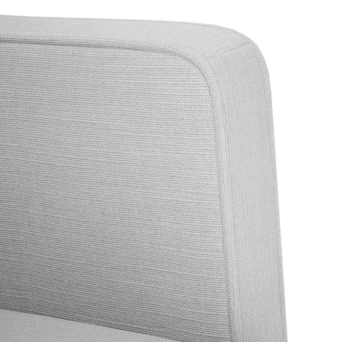 Canapea loveseat, gri nor, 111 cm, textil - WALTI WALTI