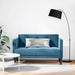 Canapea loveseat, albastru, 111 cm, catifea - WALTI WALTI