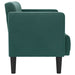 Canapea loveseat, verde închis, 111 cm, catifea - WALTI WALTI