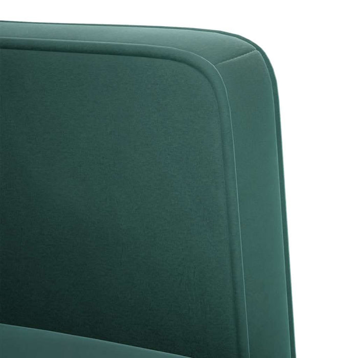 Canapea loveseat, verde închis, 111 cm, catifea - WALTI WALTI