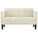 Canapea loveseat, crem, 111 cm, catifea - WALTI WALTI