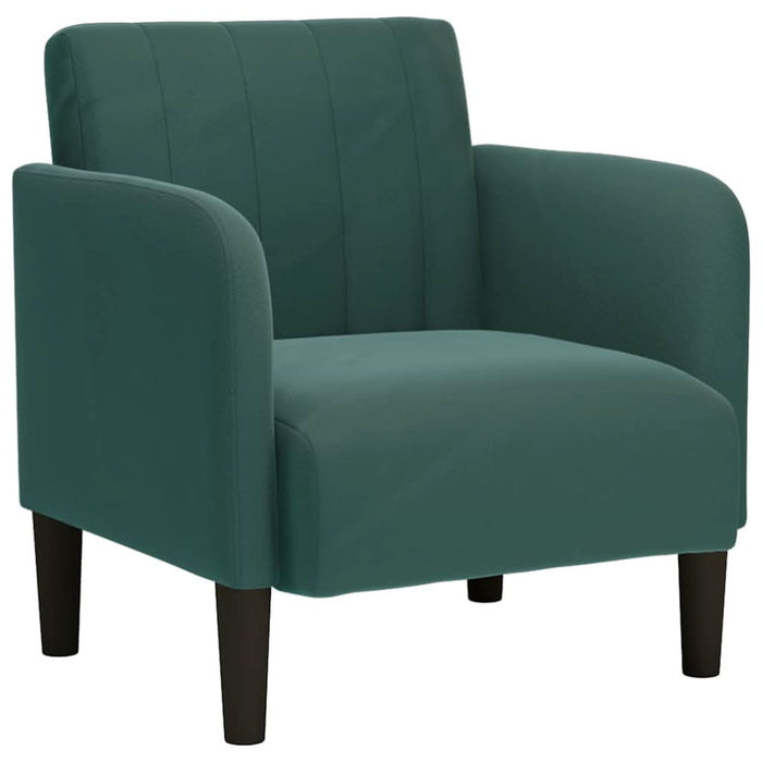 Canapea Scaun cu cotiere Verde Inchis 54 cm Catifea - WALTI WALTI
