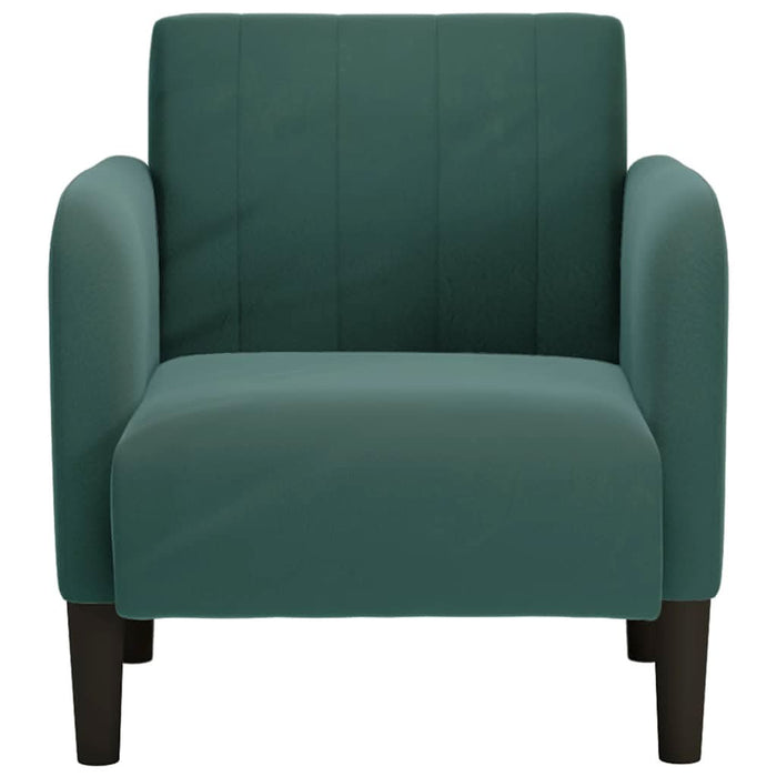 Canapea Scaun cu cotiere Verde Inchis 54 cm Catifea - WALTI WALTI