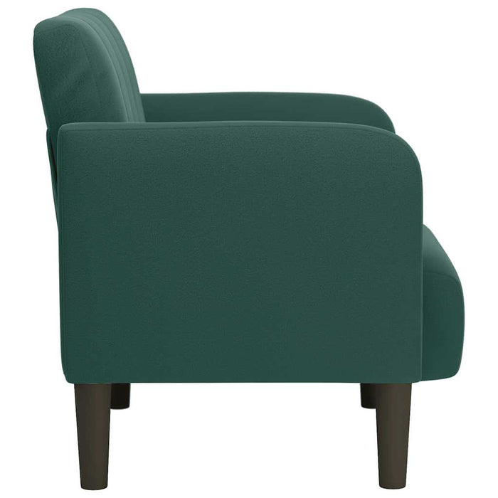 Canapea Scaun cu cotiere Verde Inchis 54 cm Catifea - WALTI WALTI