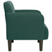 Canapea Scaun cu cotiere Verde Inchis 54 cm Catifea - WALTI WALTI