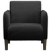 Canapea Scaun cu Cotiere Negru 54 cm Catifea - WALTI WALTI