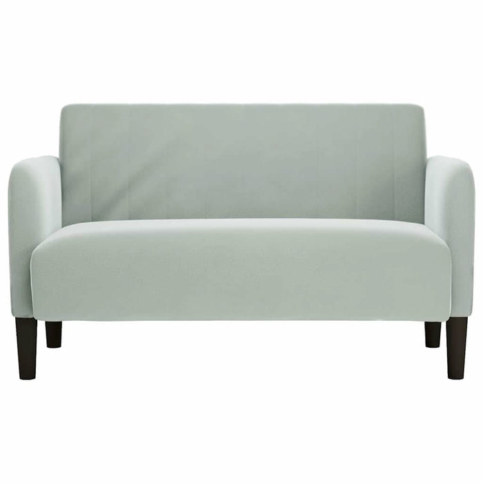 Canapea lovesea gri deschis 109 cm catifea - WALTI WALTI