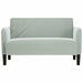 Canapea lovesea gri deschis 109 cm catifea - WALTI WALTI