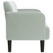 Canapea lovesea gri deschis 109 cm catifea - WALTI WALTI