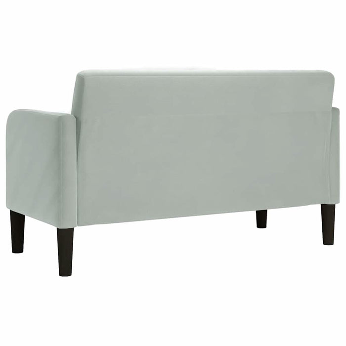 Canapea lovesea gri deschis 109 cm catifea - WALTI WALTI