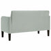 Canapea lovesea gri deschis 109 cm catifea - WALTI WALTI
