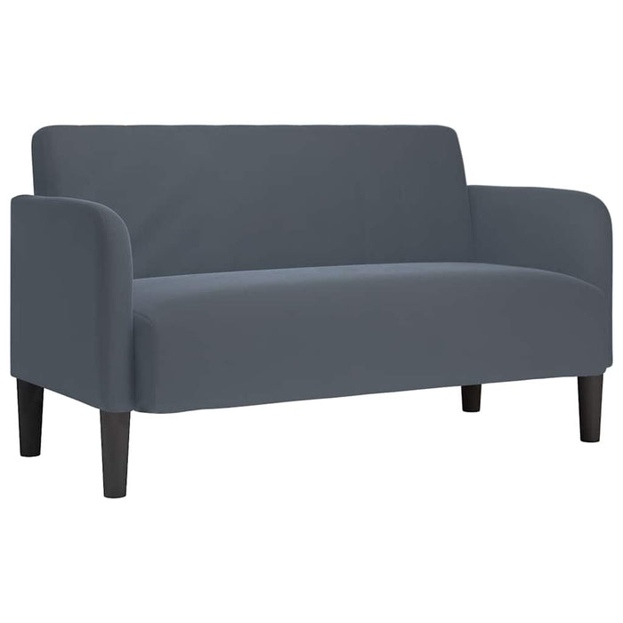 Canapea lovesea gri închis 109 cm catifea - WALTI WALTI