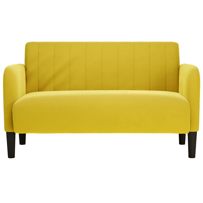 Canapea lovesea galben 109 cm catifea - WALTI WALTI