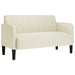 Canapea loveseat crem 109 cm catifea - WALTI WALTI