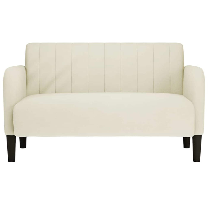 Canapea loveseat crem 109 cm catifea - WALTI WALTI