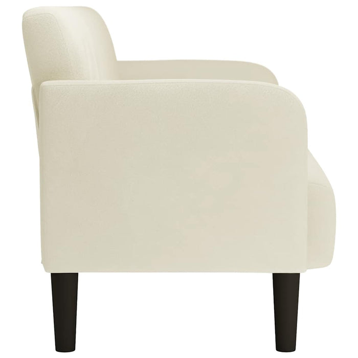 Canapea loveseat crem 109 cm catifea - WALTI WALTI