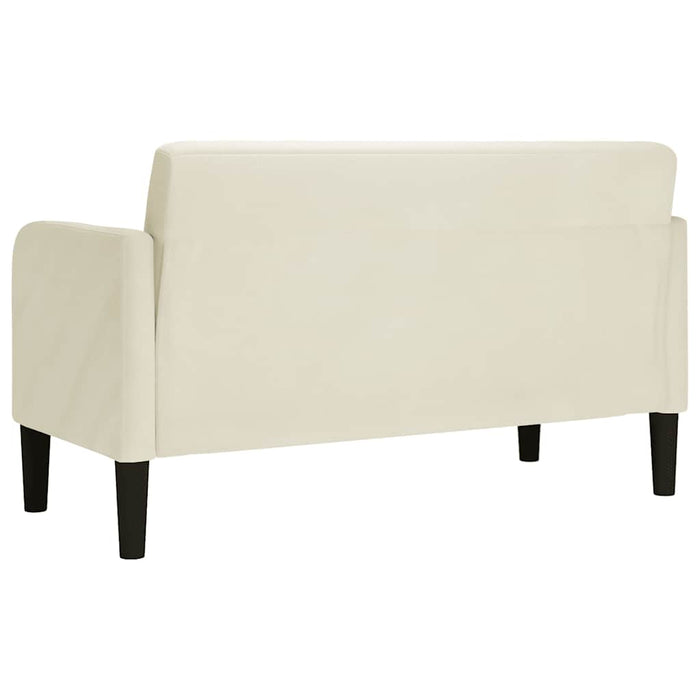 Canapea loveseat crem 109 cm catifea - WALTI WALTI