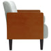 Canapea loveseat cu perne de sustinere gri deschis 110 cm - WALTI WALTI