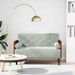 Canapea loveseat cu perne de sustinere gri deschis 110 cm - WALTI WALTI