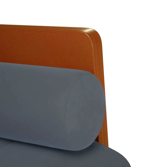 Canapea loveseat cu perne de sustinere gri închis 110cm catifea - WALTI WALTI