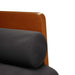Canapea loveseat cu perne de suport negru 110 cm catifea - WALTI WALTI
