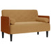 Canapea loveseat cu perne de suport maro 110 cm catifea - WALTI WALTI
