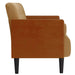 Canapea loveseat cu perne de suport maro 110 cm catifea - WALTI WALTI