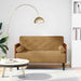 Canapea loveseat cu perne de suport maro 110 cm catifea - WALTI WALTI