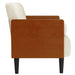 Canapea loveseat cu perne de sustinere crem 110 cm catifea - WALTI WALTI