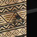 Dulap TV, negru, 105x33,5x46 cm, lemn masiv de mango brut - WALTI WALTI