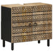 Dulap chiuveta de baie, negru, 62x33x58 cm, lemn masiv de mango - WALTI WALTI