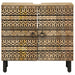 Dulap chiuveta de baie, negru, 62x33x58 cm, lemn masiv de mango - WALTI WALTI