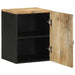 Dulap suspendat de baie negru 38x33,5x48cm, lemn masiv de mango - WALTI WALTI