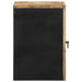 Dulap suspendat de baie negru 38x33,5x48cm, lemn masiv de mango - WALTI WALTI