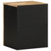 Dulap suspendat de baie negru 38x33,5x48cm, lemn masiv de mango - WALTI WALTI