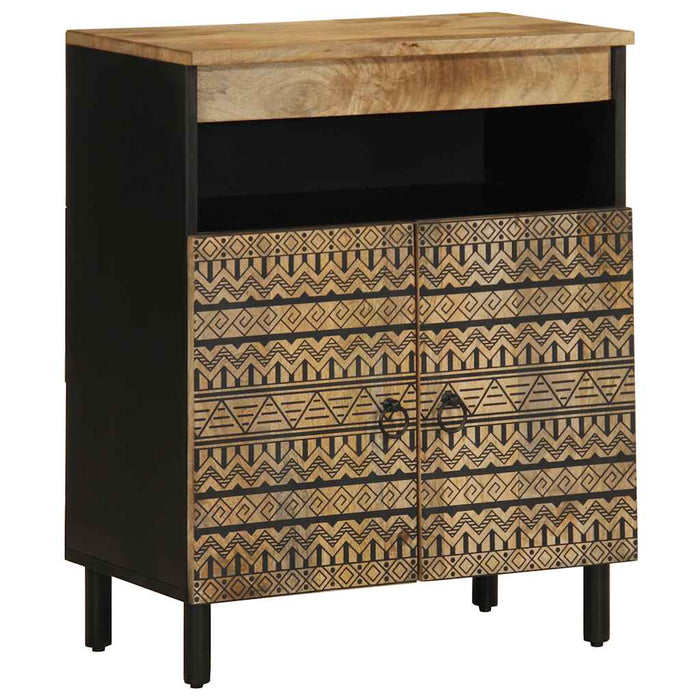 Dulap, 60x33,5x75 cm, lemn masiv de mango brut - WALTI WALTI