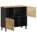 Dulap, 80x33,5x75 cm, lemn masiv de mango brut - WALTI WALTI