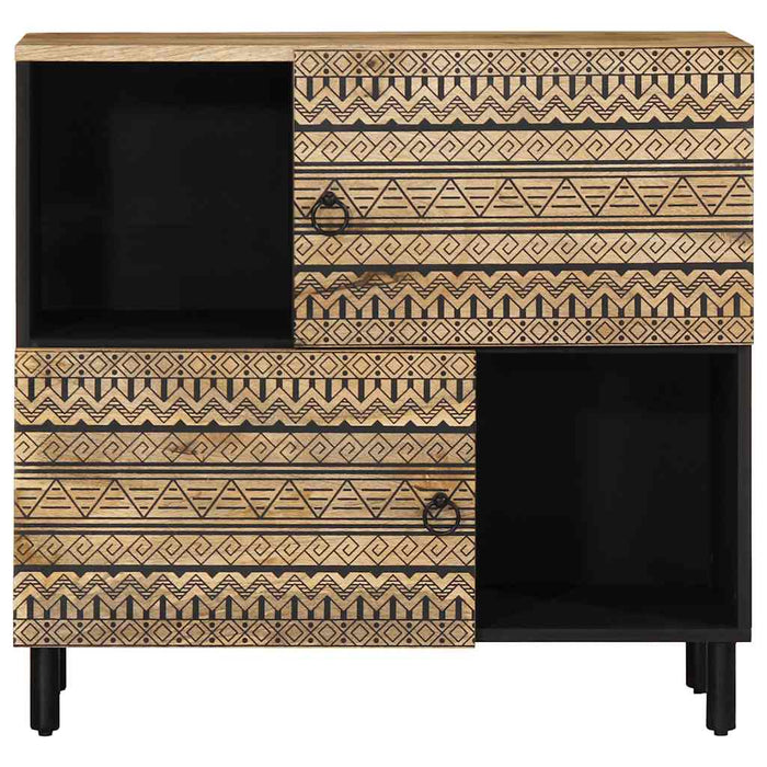 Dulap, 80x33,5x75 cm, lemn masiv de mango brut - WALTI WALTI