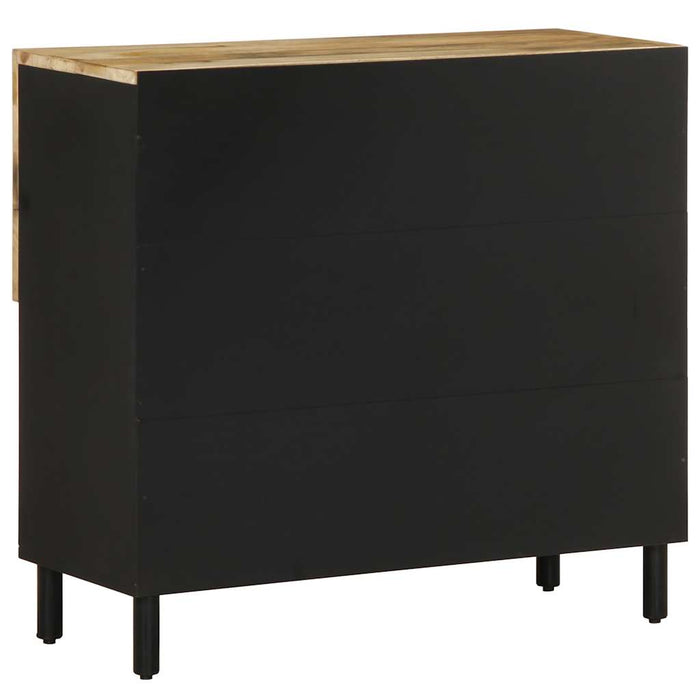 Dulap, 80x33,5x75 cm, lemn masiv de mango brut - WALTI WALTI