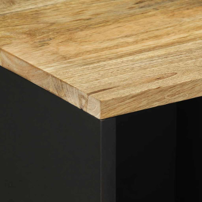 Dulap, 80x33,5x75 cm, lemn masiv de mango brut - WALTI WALTI