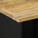 Dulap, 80x33,5x75 cm, lemn masiv de mango brut - WALTI WALTI