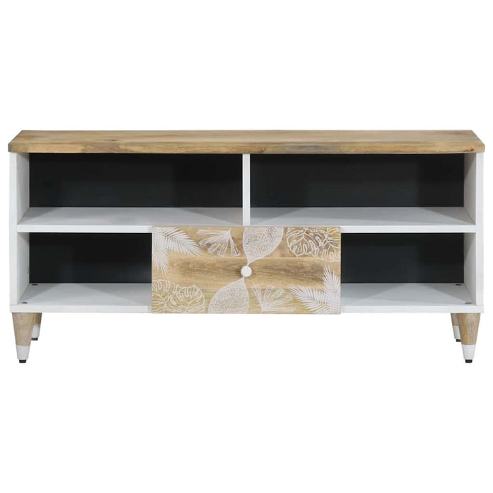 Comodă TV, 100x33,5x46 cm, lemn masiv de mango - WALTI WALTI