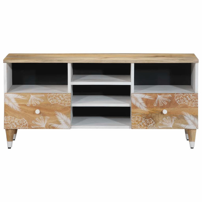 Comodă TV, 100x33,5x46 cm, lemn masiv de mango - WALTI WALTI