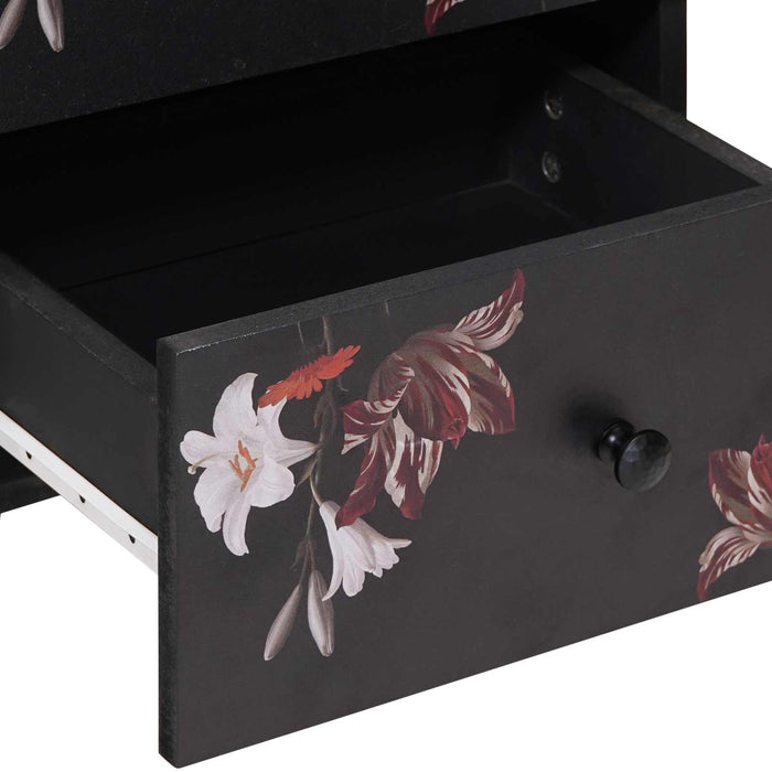 Noptieră cu sertar Maro 40 x 33,5 x 46 cm Lemn de mango solid - WALTI WALTI