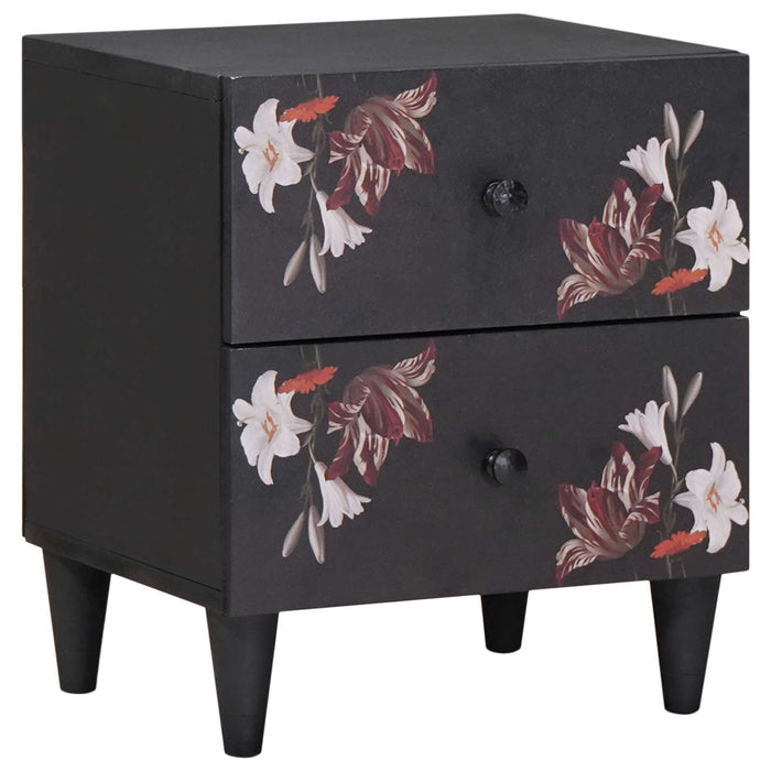 Noptieră cu sertar Maro 40 x 33,5 x 46 cm Lemn de mango solid - WALTI WALTI
