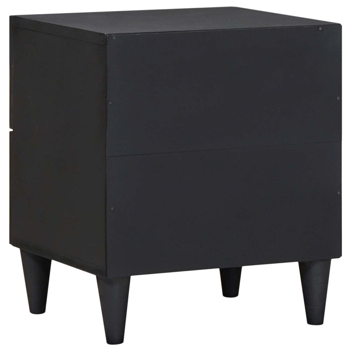 Noptieră 2 pcs Maro 40 x 33,5 x 46 cm Lemn de mango solid - WALTI WALTI