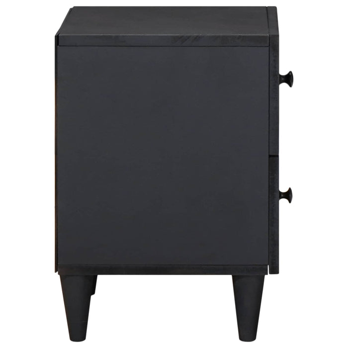 Noptieră 2 pcs Maro 40 x 33,5 x 46 cm Lemn de mango solid - WALTI WALTI
