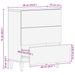 Dulapuri de depozitare Multicolour 60 x 33,5 x 75 cm - WALTI WALTI